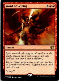 Word of Seizing - 185 - Commander 2014 - Magic MTG - LP - Image 1