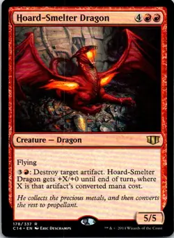 Hoard-Smelter Dragon - 178 - Commander 2014 - Magic MTG - LP - Image 1