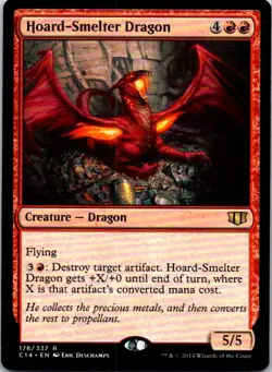 Hoard-Smelter Dragon - 178 - Commander 2014 - Magic MTG - LP - Image 1