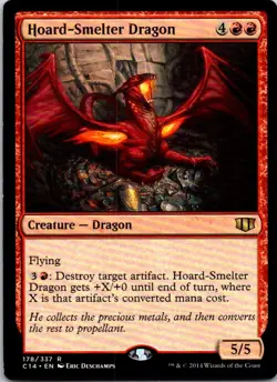 Hoard-Smelter Dragon - 178 - Commander 2014 - Magic MTG - LP - Image 1