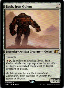 Bosh, Iron Golem - 230 - Commander 2014 - Magic MTG - LP - Image 1