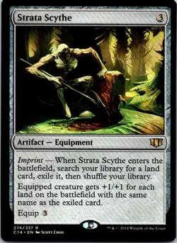 Strata Scythe - 274 - Commander 2014 - Magic MTG - LP - Image 1