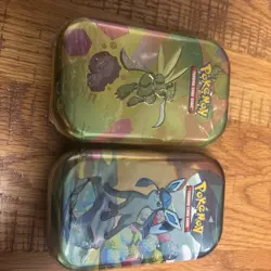 2 Pokemon Scarlet and Violet Prismatic Evolutions Mini Tin NEW and SEALED (2) - Image 3