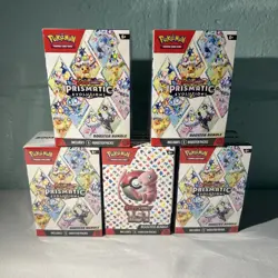 Pokemon (4) Prismatic Evo Booster Bundles and (1) 151 Booster bundle lot of (5) - Image 2