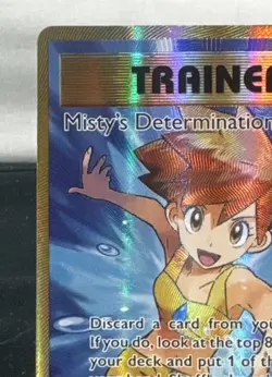 Pokemon Misty's Determination (Full Art) 108/108 Ultra Rare XY - Evolutions - Image 3