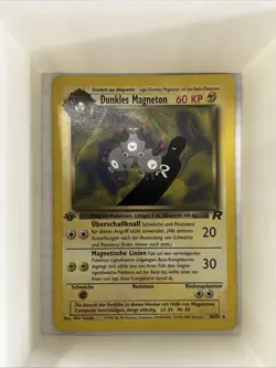 Dark Magneton (Dunkles )First Edition 11/82 Team Rocket 2000 German Pokemon - Image 1