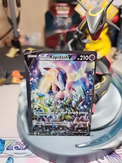 Pokemon TCG Galarian Rapidash V 168/198 Chilling Reign - Miscut - Image 1