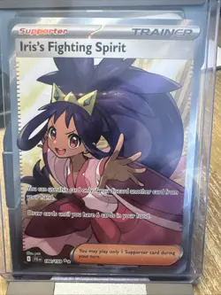Iris's Fighting Spirit Pokemon Journey Together 180/159 Full Art Ultra Rare NM - Image 1