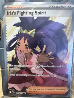 Iris's Fighting Spirit Pokemon Journey Together 180/159 Full Art Ultra Rare NM - Image 3