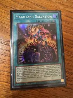 Magician's Salvation RA01-EN068 Super Rare 1st Edition NM Yugioh - Image 1