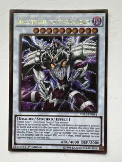 Yugioh Dragocytos Corrupted Nethersoul Dragon PGL2-EN014 Gold Secret Rare 1st NM - Image 1