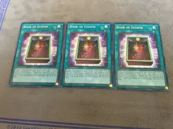 *** 3X BOOK OF ECLIPSE 3X *** PLAYSET SECRET RARE 1ST EDITION BLMR-EN090 YUGIOH! - Image 1