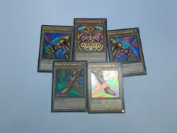 Yugioh - Exodia The Fobidden One Complete Set YGLD Unlimited Ultra Rare NM-LP - Image 1