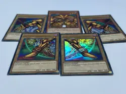 Yugioh - Exodia The Fobidden One Complete Set YGLD Unlimited Ultra Rare NM-LP - Image 2