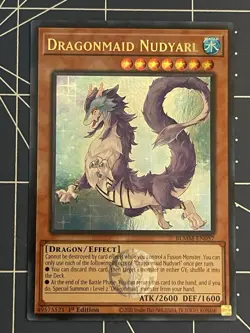 Yugioh Dragonmaid Nudyarl BLMM-EN057 Ultra Rare 1st Edition NM - Image 1