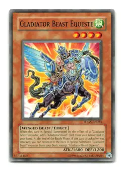 Gladiator Beast Equeste - TDGS-EN024 - YuGiOh-LP - Image 1