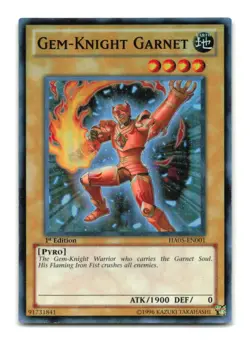 Gem-Knight Garnet - HA05-EN001 1st Edition Super Rare - YuGiOh-LP - Image 1