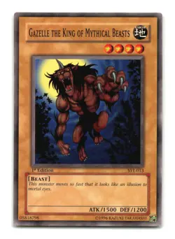 Gazelle the King of Mythical Beasts - SYE-013 1st Edition - YuGiOh-LP - Image 1