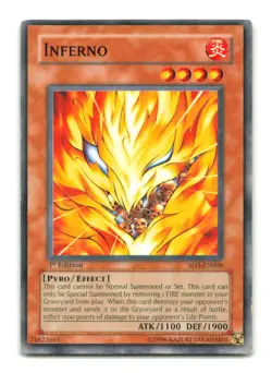 Inferno - SD3-EN006 1st Edition - YuGiOh-LP - Image 1