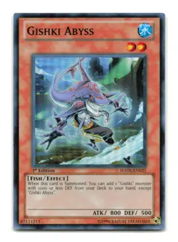 Gishki Abyss - HA05-EN031 1st Edition Super Rare - YuGiOh-LP - Image 1