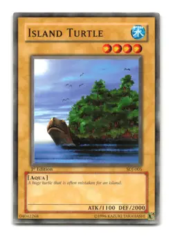 Island Turtle - SDJ-005 1st Edition - YuGiOh-LP - Image 1