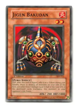 Jigen Bakudan - SDP-012 1st Edition - YuGiOh-LP - Image 1