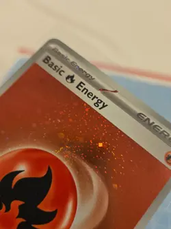 Fire Energy Cosmos Holo SVE EN 002 Scarlet & Violet Pokemon Card 151 1 Swirl - Image 2