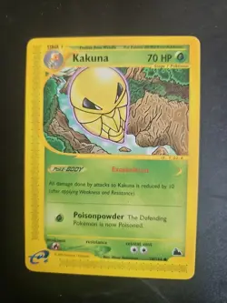 Pokemon Kakuna Skyridge E-Series 2003 Near Mint 70/144, Regular Card - Image 1