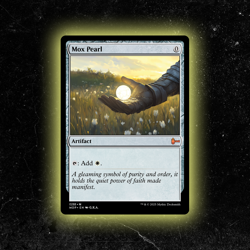 Mox Pearl - Custom Magic: The Gathering Card - High-Quality - Image 1