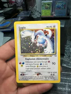 Pokemon Neo Genesis 2000 Lugia Holo Card 9/111 French Edition - Image 1