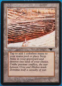 Strip Mine (d Tower) Antiquities NM Land Rare MAGIC CARD (ID# 499430) ABUGames - Image 1