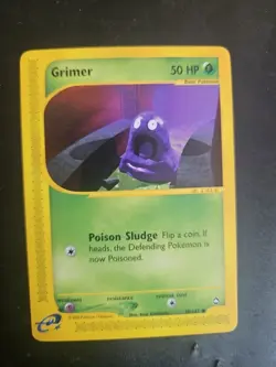 Pokemon TCG Aquapolis Grimer E-Card 79/147 Mint Condition - Image 1