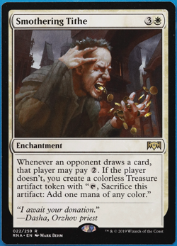 Smothering Tithe Ravnica Allegiance NM White Rare MTG CARD (ID# 499399) ABUGames - Image 1