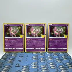 12x Pokemon Mew Holo Card 25th Anniversary Celebrations No 11/25 English Edition - Image 2