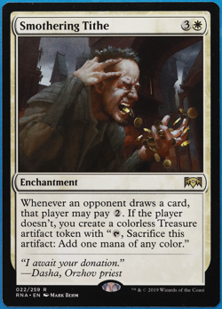 Smothering Tithe Ravnica Allegiance NM White Rare MTG CARD (ID# 499398) ABUGames - Image 1