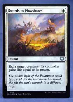 Swords to Plowshares - MTG - Commander: Edge of Eternities - Excellent NM - Image 1