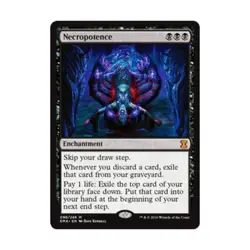 WOTC MTG Eternal Masters Necropotence (MR) EX - Image 1