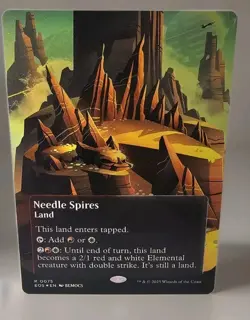 Needle Spires Foil - Borderless - 75 Edge of Eternities MTG - Image 1