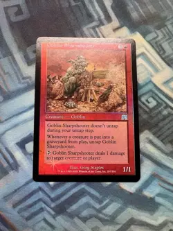 MTG Foil Goblin Sharpshooter EX/LP+ Onslaught - Image 1