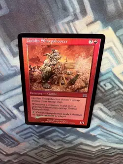 MTG Foil Goblin Sharpshooter EX/LP+ Onslaught - Image 3