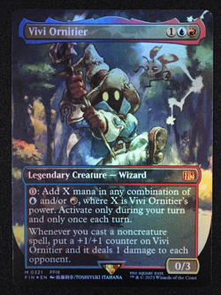 Vivi Ornitier - 0321 Borderless Foil Final Fantasy (MTG) Magic the Gathering - Image 1