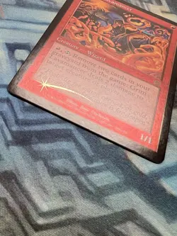 MTG Foil Grim Lavamancer NM-/EX+ Torment - Image 2