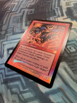 MTG Foil Grim Lavamancer NM-/EX+ Torment - Image 5