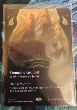 MTG - Stomping Ground - Edge of Eternities - Borderless - MTG - Image 1