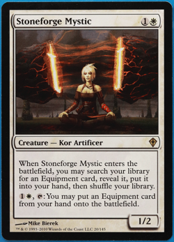 Stoneforge Mystic Worldwake NM White Rare MAGIC MTG CARD (ID# 499417) ABUGames - Image 1