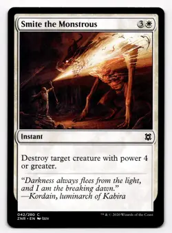 MTG Magic the Gathering Smite the Monstrous (42/280) Zendikar Rising - Image 1