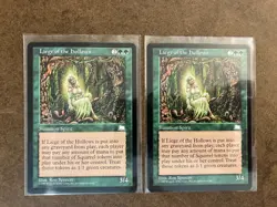 Lot of 2 LIEGE OF THE HOLLOWS Green Cards Weatherlight MTG 1997 Reserved List - Image 1