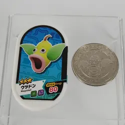 Pokemon Meiji Weepinbell Silver Battle Metal Coin And Mezastar Japan - Image 1