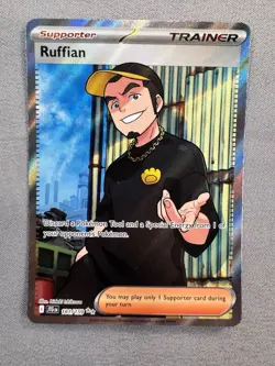 Ruffian 181/159 Full Art Ultra Rare Trainer Pokemon TCG: Journey Together MINT - Image 2