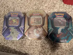 Pokemon TCG Triple Whammy Tins - All 3 arts - Image 2